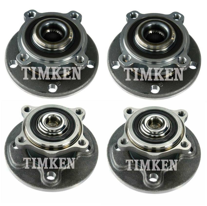 Mini Wheel Bearing and Hub Assembly Kit - Front and Rear 33416786552 - Timken 2877262KIT